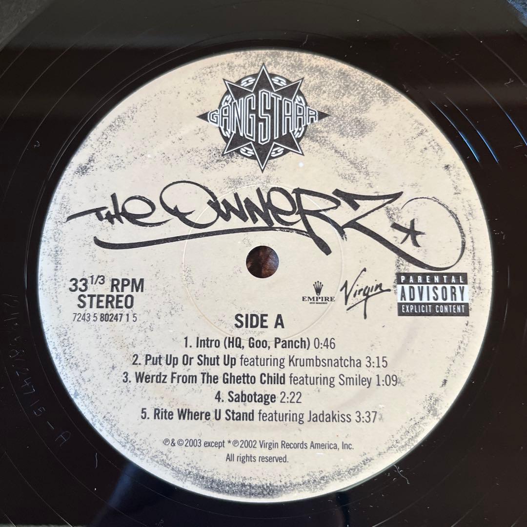 Gang Starr The Ownerz USオリジナル