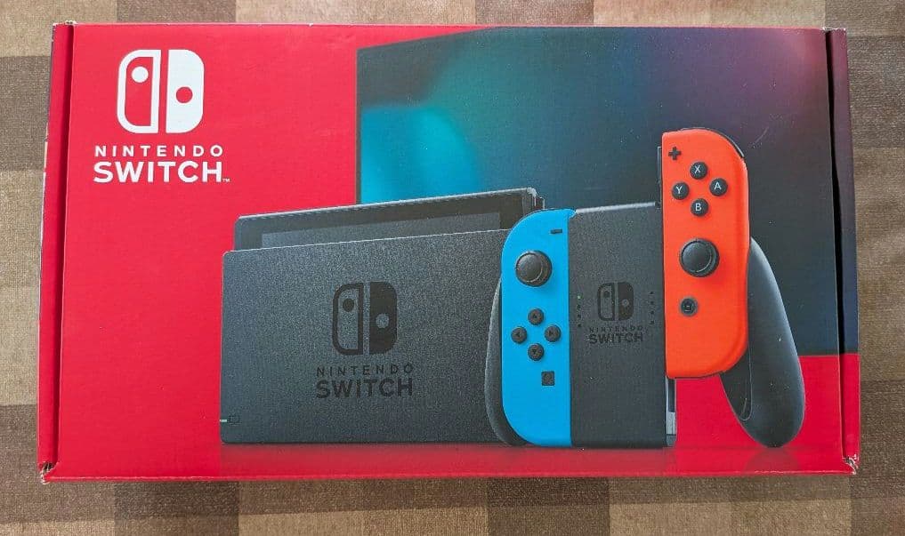 Nintendo Switch 本体　青/赤と、microSD 256