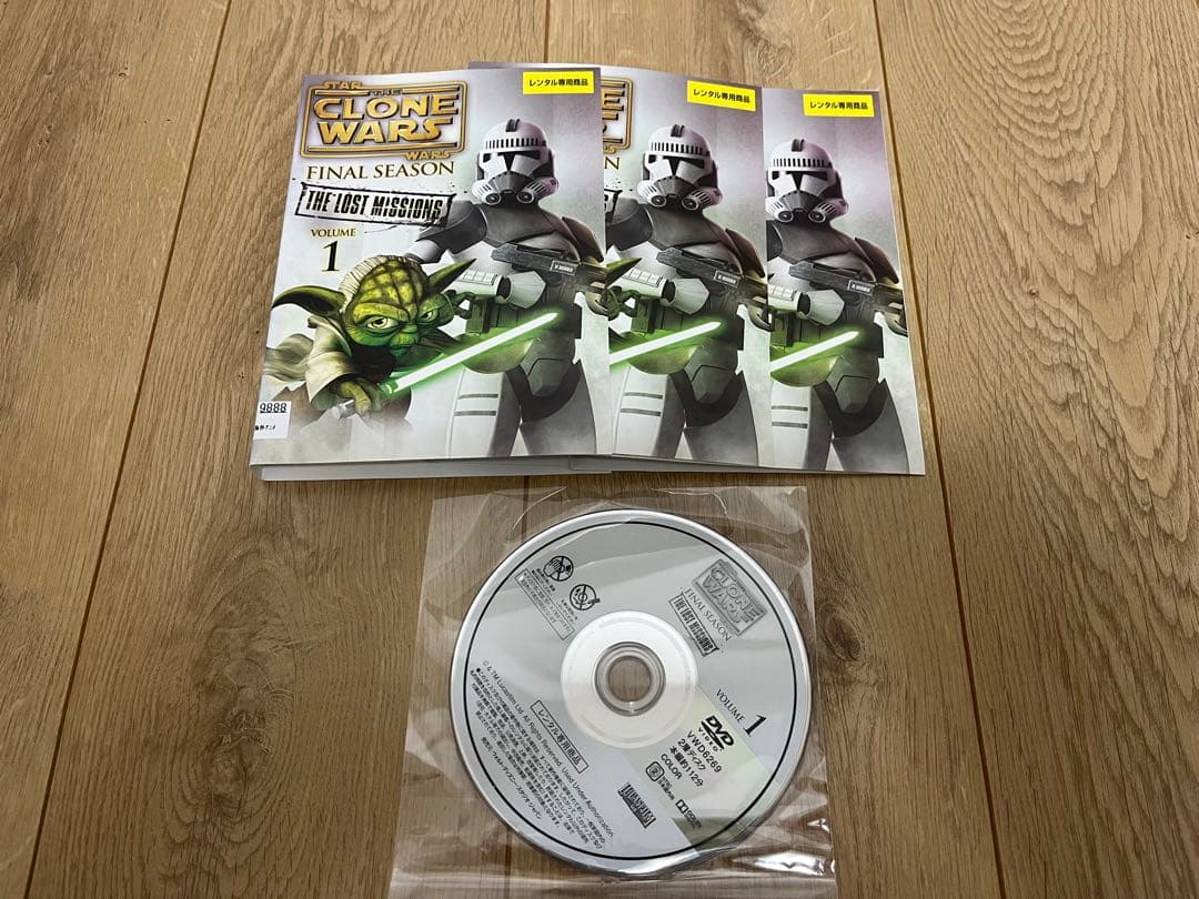 スター・ウォーズ クローン・ウォーズ 全巻／全33巻　レンタル落ちDVD