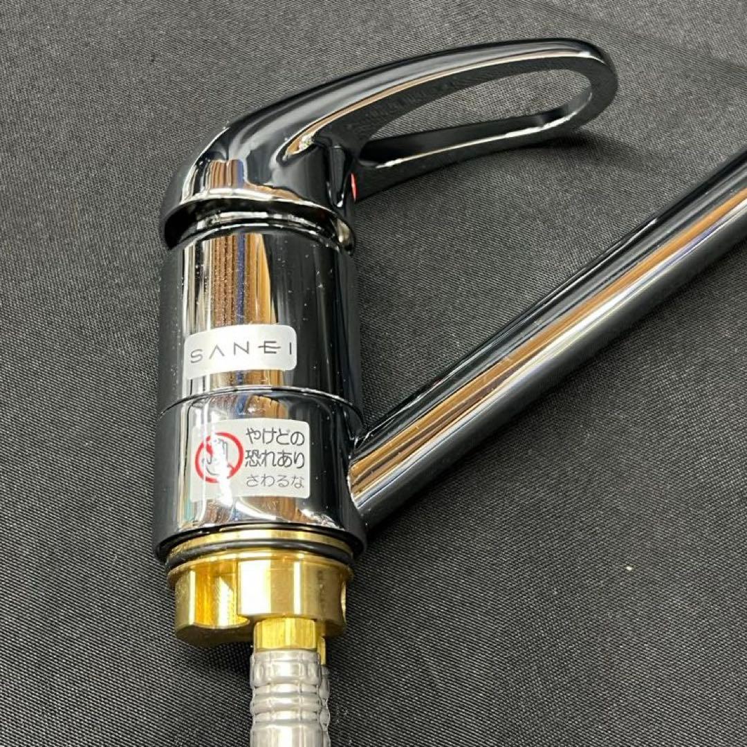 L3【保管品】SANEI シングルワンホール混合栓K87110TJV-13