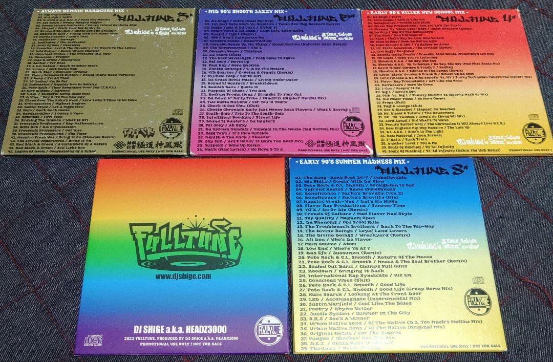 DJ SHIGE a.k.a.HEADZ3000 FULLTUNE CDセット