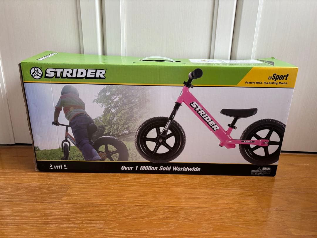 STRIDER SPORT バランスバイク 12インチ ピンク　日本正規品