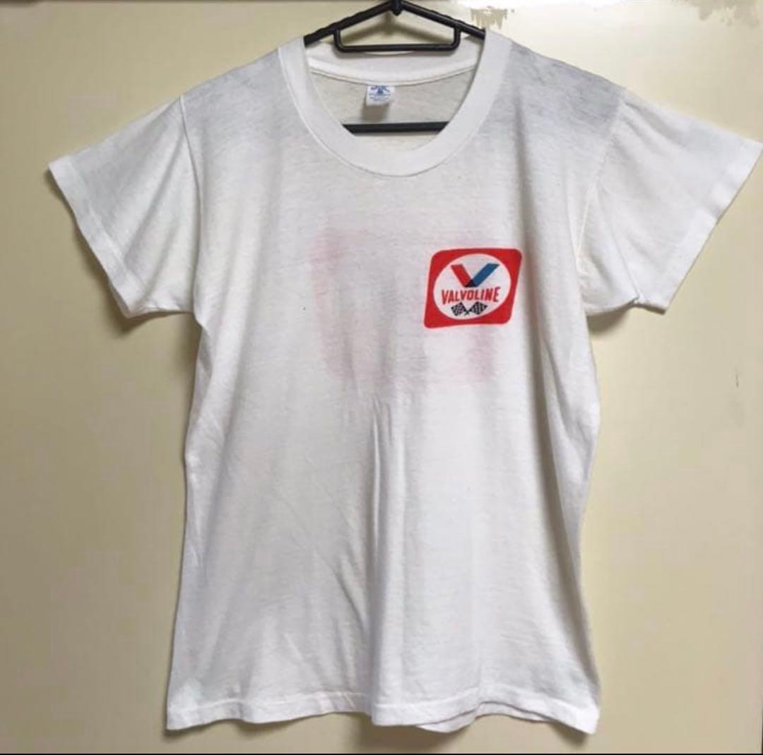 Valvoline Tシャツ Mサイズ ホワイト　60s hotrod