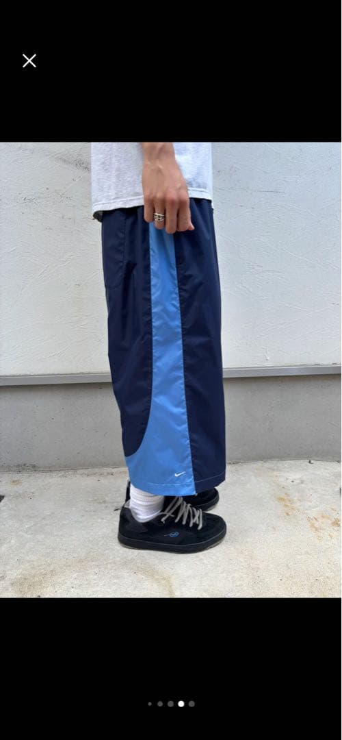 パンツ 00s NIKE Super Baggy Long Nylon Shorts