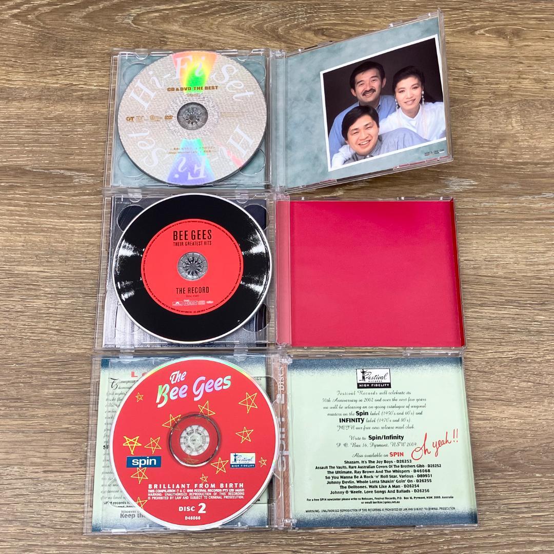 名曲 J-POP 洋楽 邦楽 ビージーズなど CD DVD 22点 まとめ売り