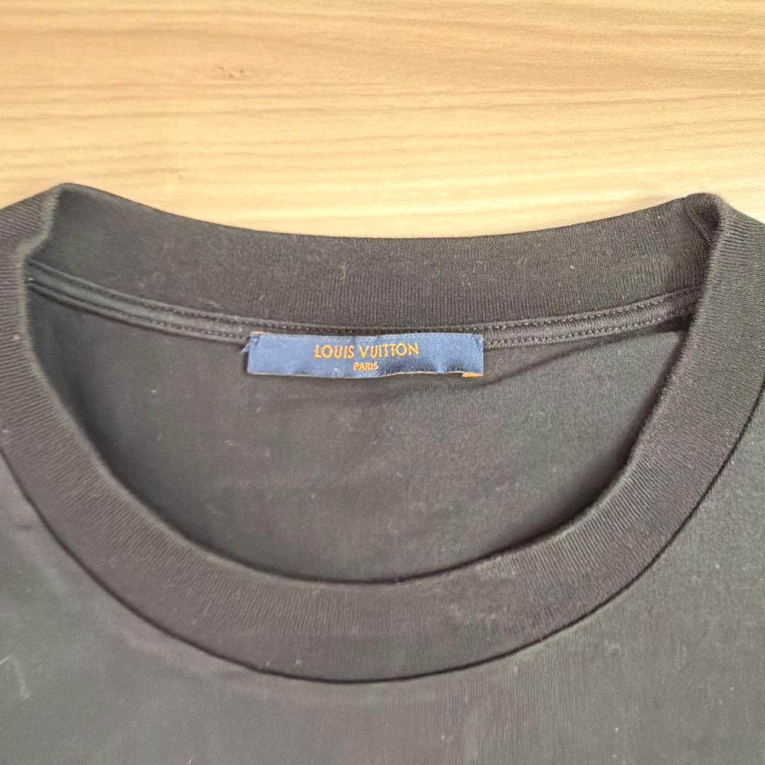 Louis Vuitton ロゴ Tシャツ ブラック