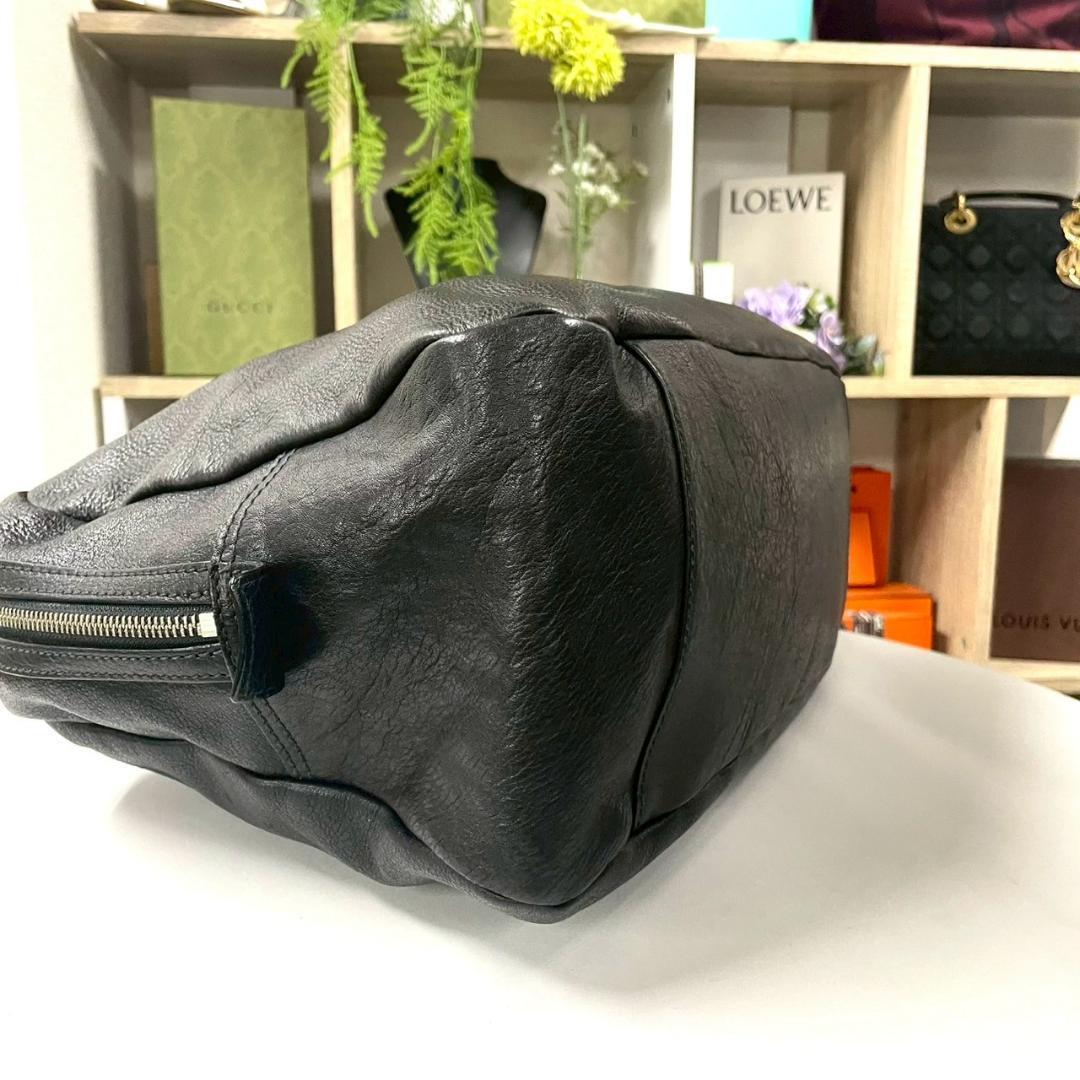 美品 HUNTING WORLD オールレザー ボストンバッグ