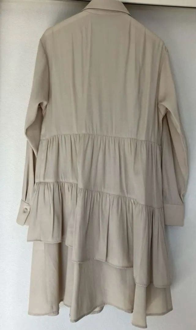 JILL by JILL STUART ティアードミニシャツワンピース エクリュ