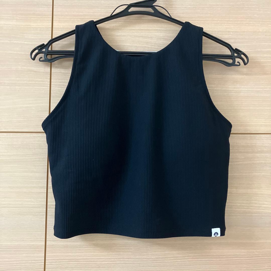 新品【SUKALA】　アメリカンスリーブリブショートタンクトップ/M