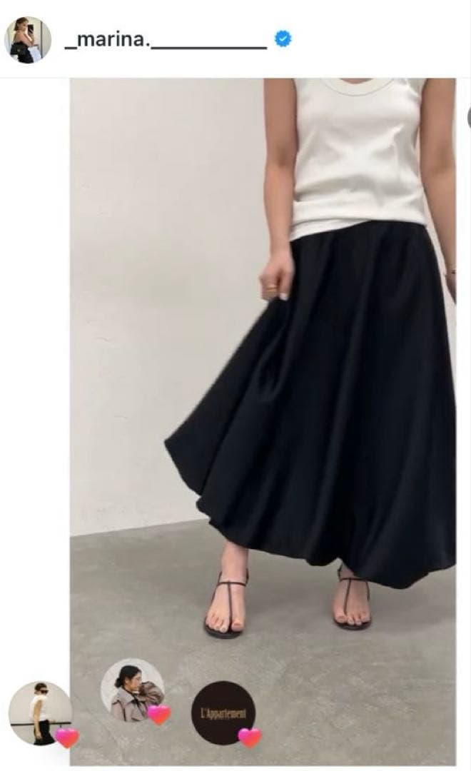 Deuxieme Classe 23SS Dashing スカート 36
