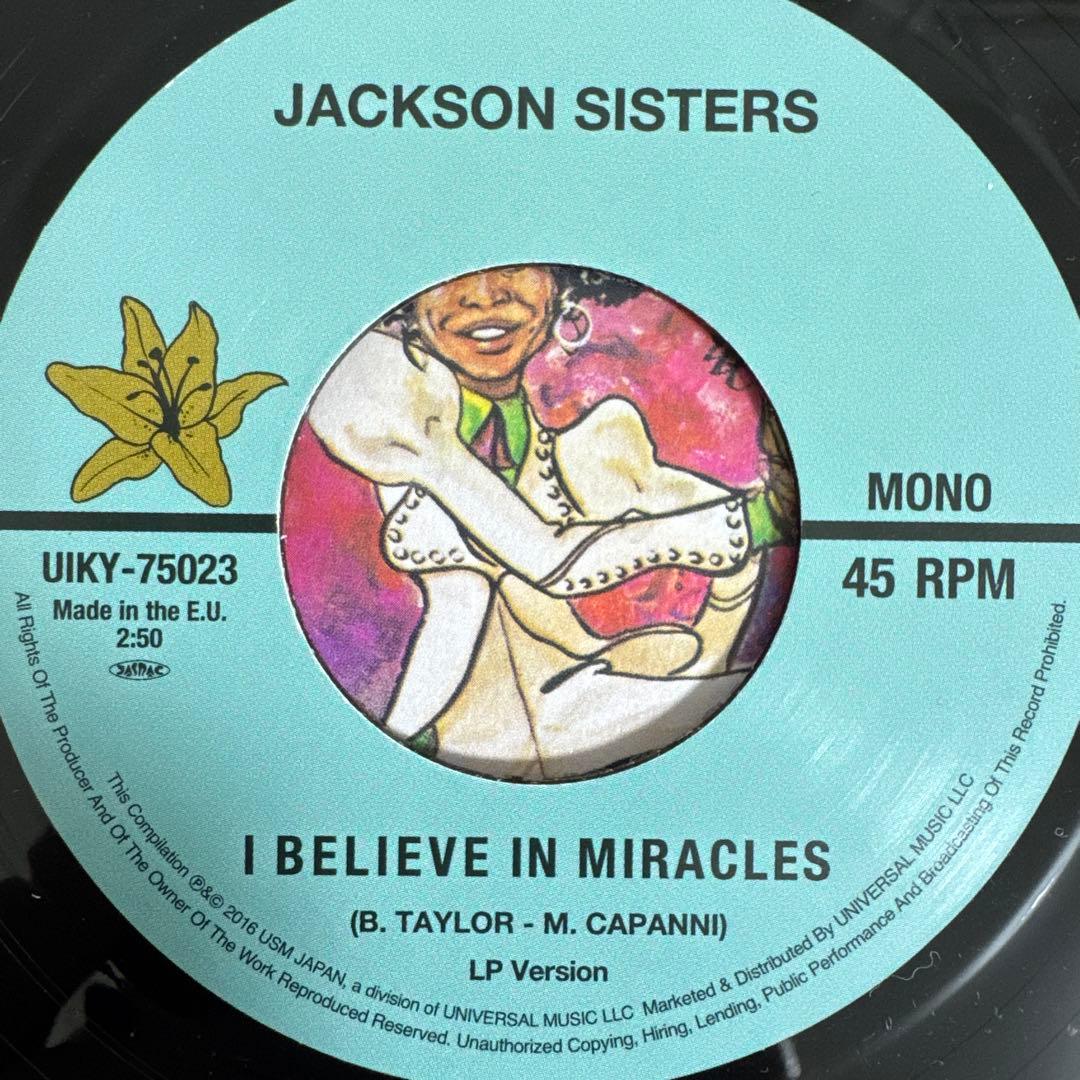 洋楽 Jackson Sisters /I Believe In Miracles45