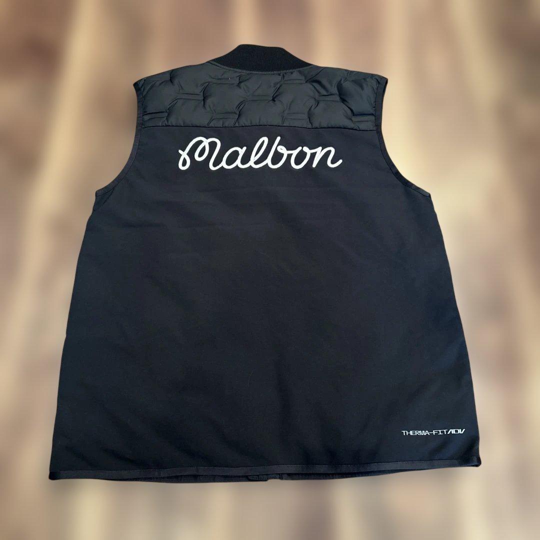 Malbon Golf x Nike Repel Vest Mサイズ　マルボン黒