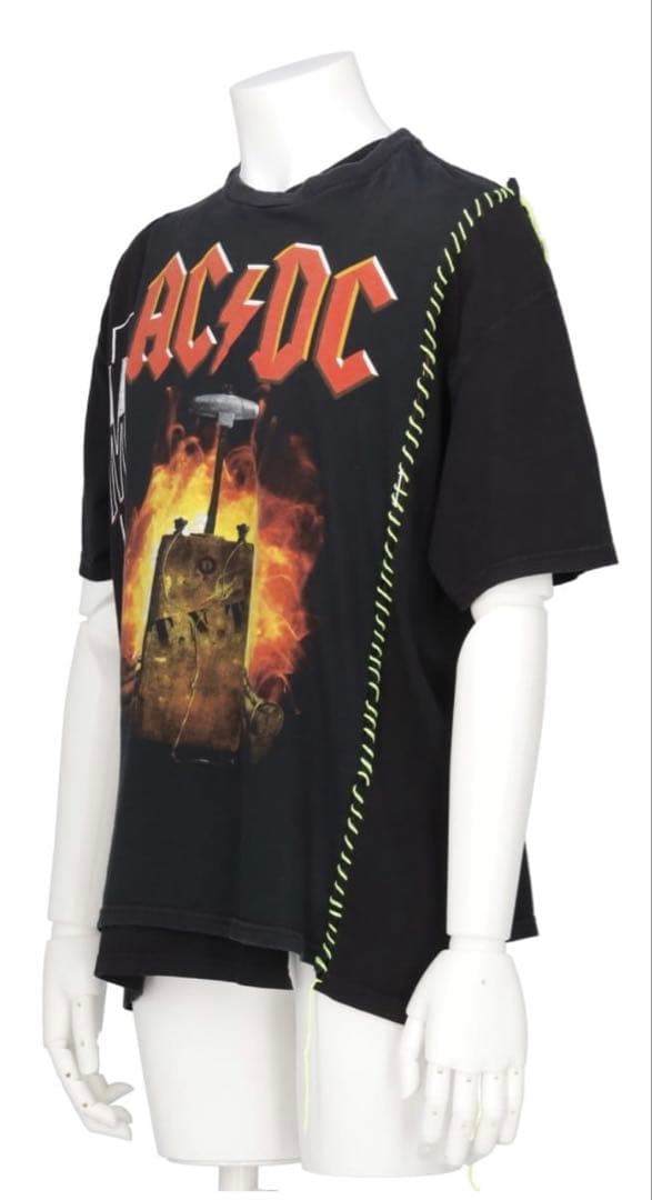 AC/DC バンドTシャツ 半袖 ブラック