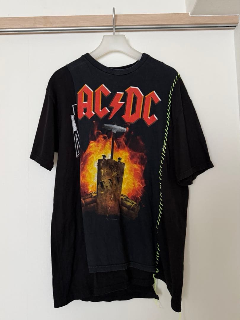 AC/DC バンドTシャツ 半袖 ブラック