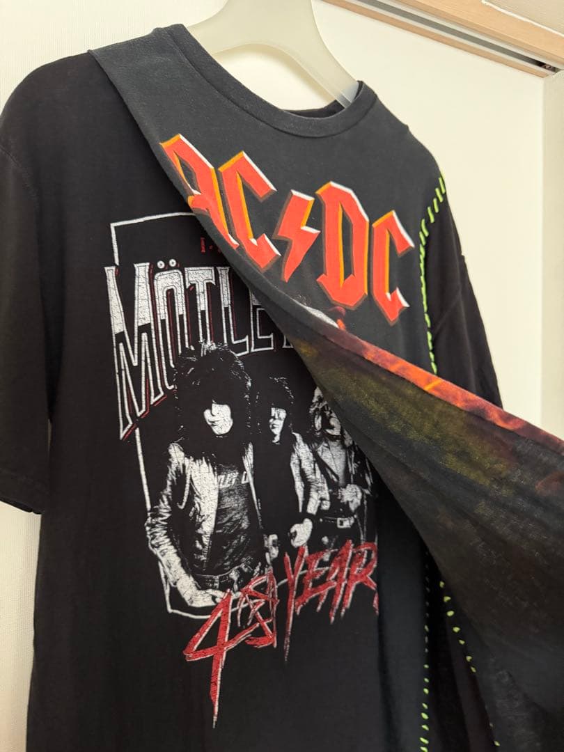 AC/DC バンドTシャツ 半袖 ブラック