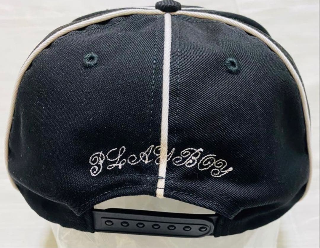SUPREME PLAYBOY コラボ キャップ ブラック