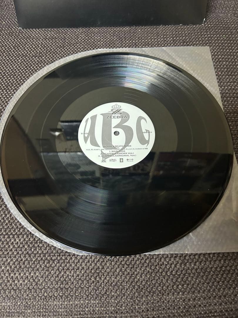 ZEEBRA JACKIN' 4 BEATS リミックス 12インチレコード