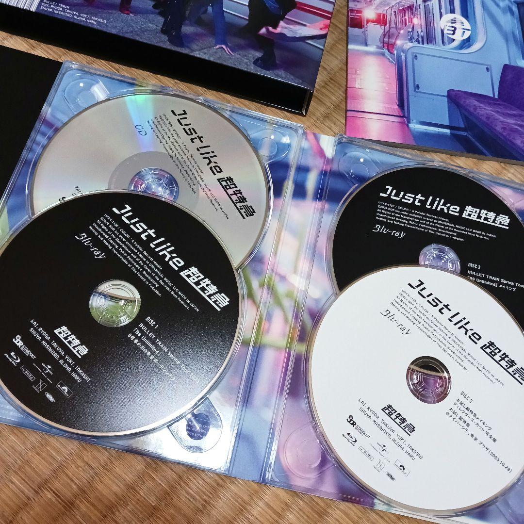 超特急　Just like《(初回限定盤)(Blu-Ray3枚＋CD