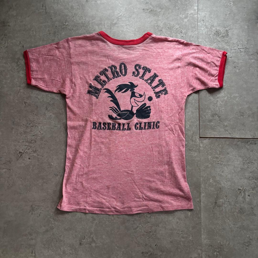 古着　70s russell athletic 金タグ　リンガー　tシャツ