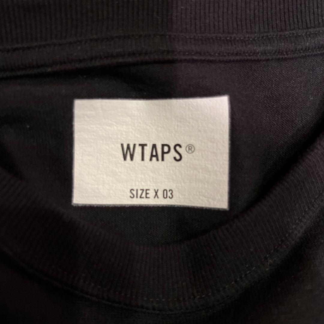 WTAPS ブラック Tシャツ バックプリント