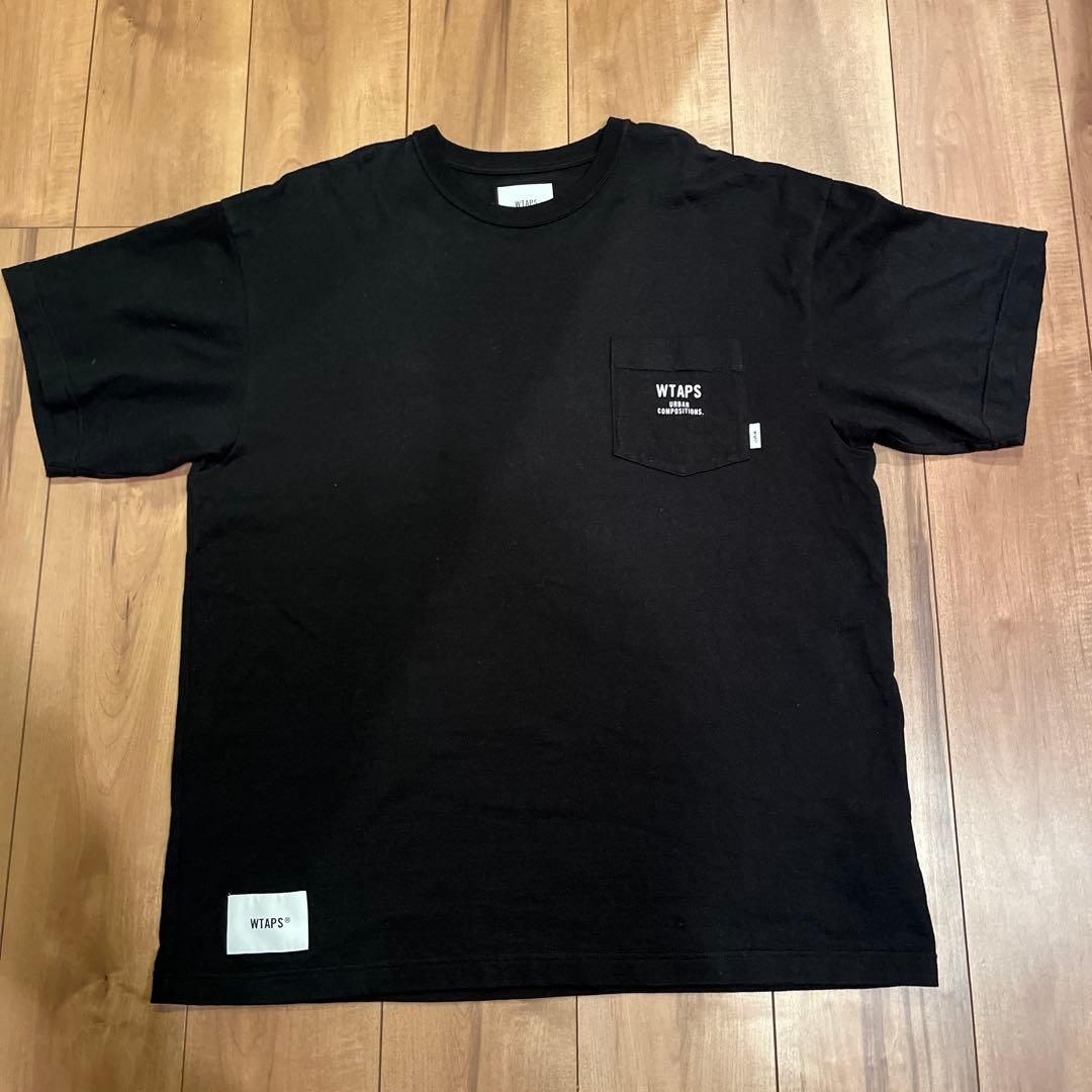 WTAPS ブラック Tシャツ バックプリント