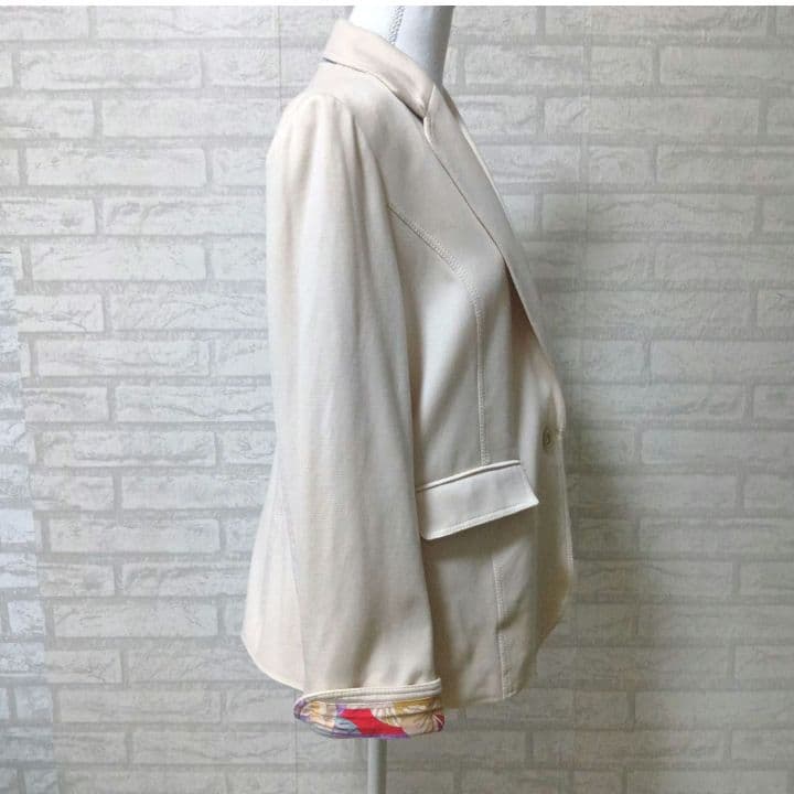 LEONARD SPORT 美品✨️クリーム色 テーラードジャケット