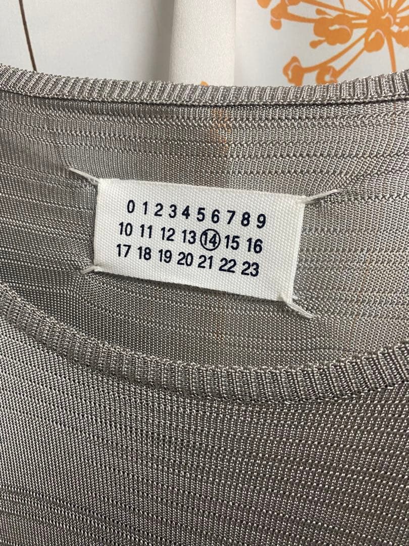 【なおさと】Maison Margiela グレー XL 長袖カットソー