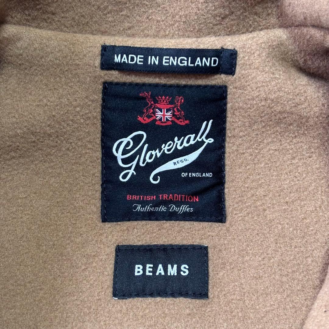 【極美品】ビームス別注 グローバーオール ダッフルコート キャメル 英国製 M