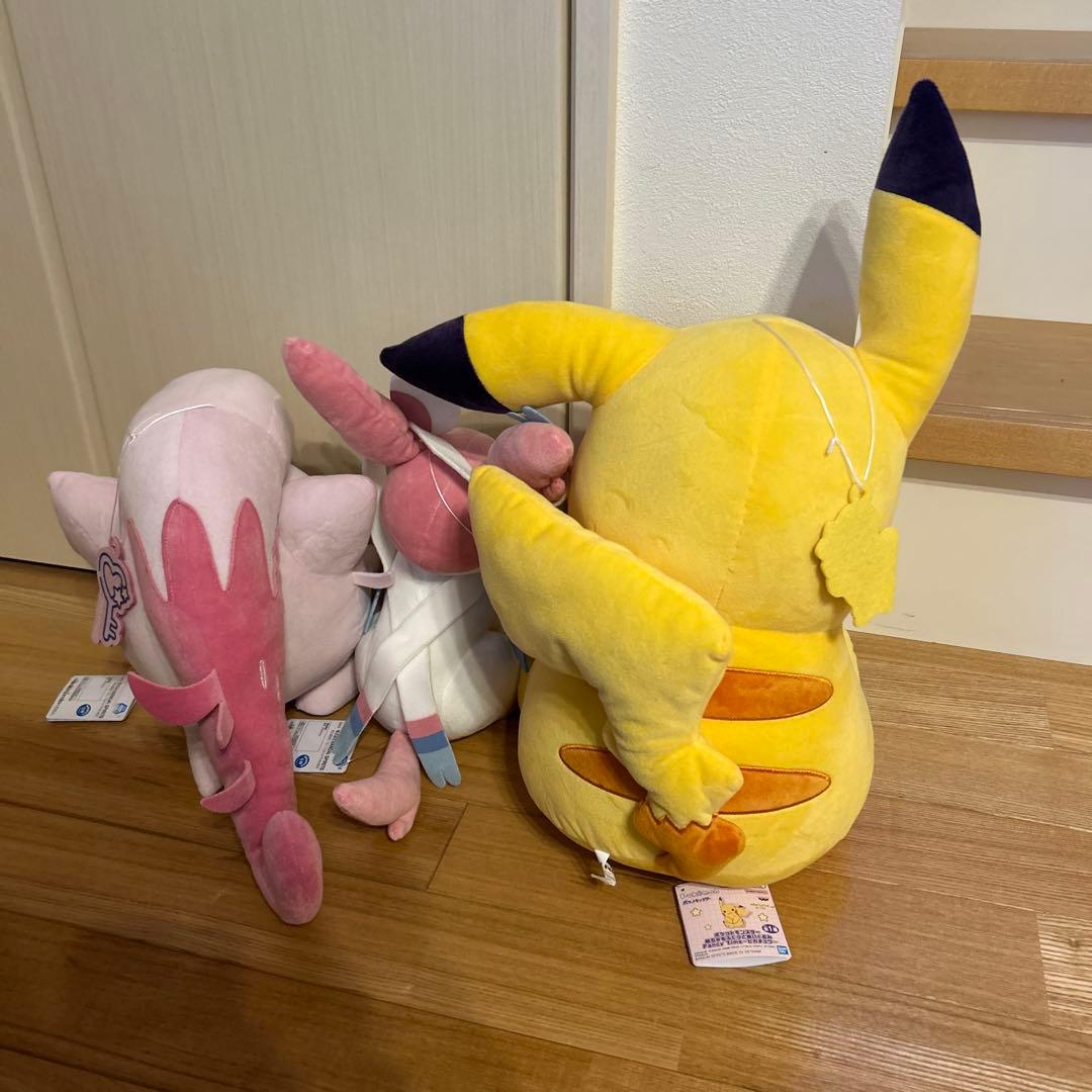 もふぐっと ポケモン ピカチュウ ニンフィア サケブシッポ ナムコ