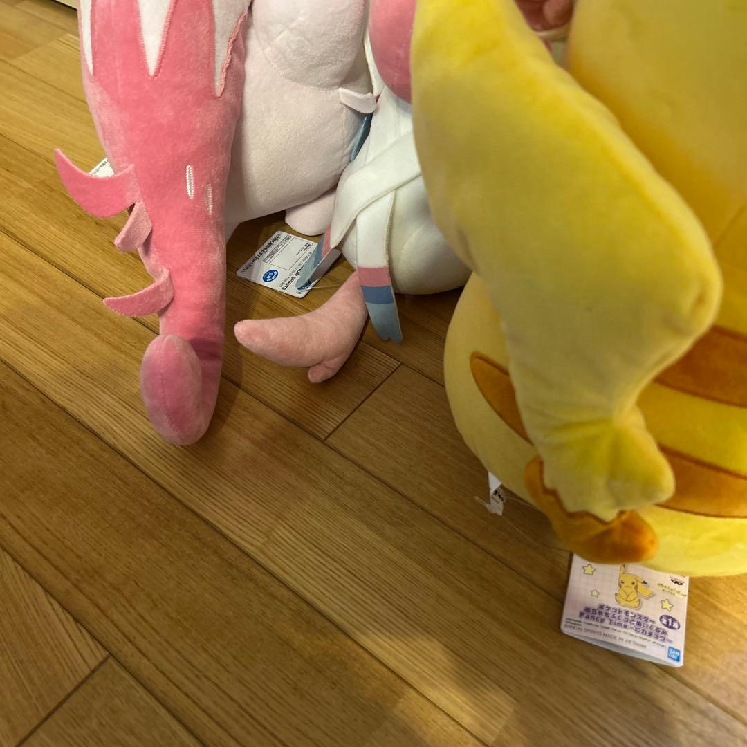 もふぐっと ポケモン ピカチュウ ニンフィア サケブシッポ ナムコ