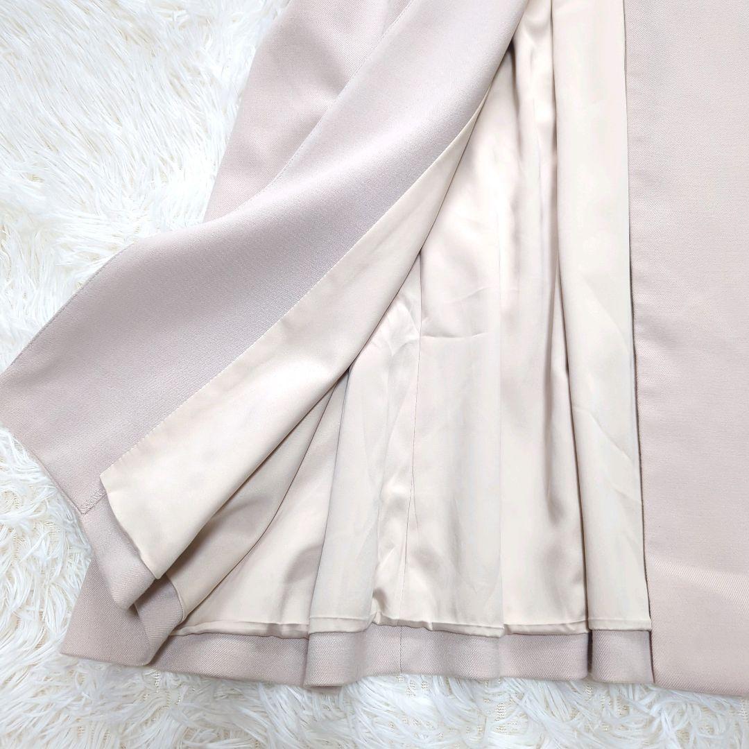 美品 ノエラ Noela バックフレア ロングコート 2way ベージュ S