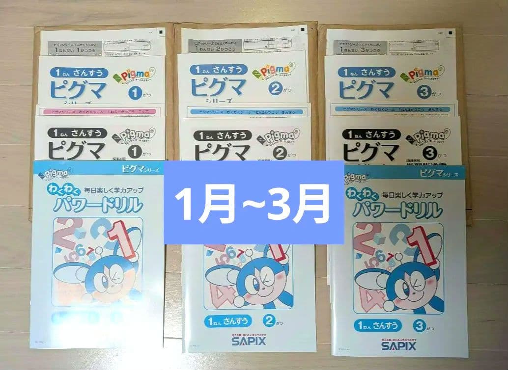 【最新版】サピックス　ピグマキッズ　小学1年生　1年分セット 書き込みなし
