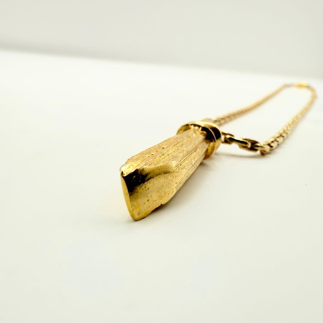 【vintage】Dior ディオール　ペンダントネックレス　ゴールド　ドイツ製
