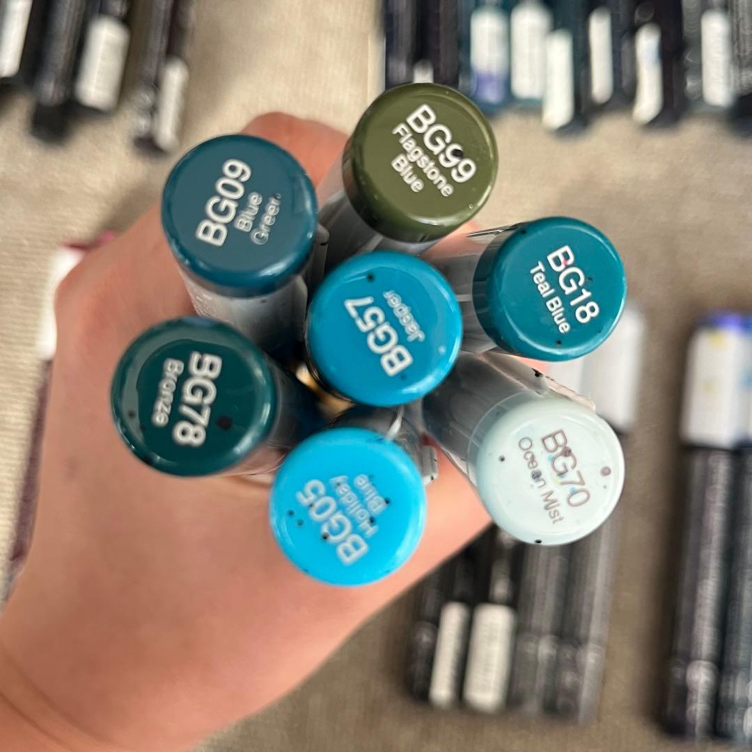 Copic コピックインク 画材 セット 46本 シルバーメタリック ALLOY