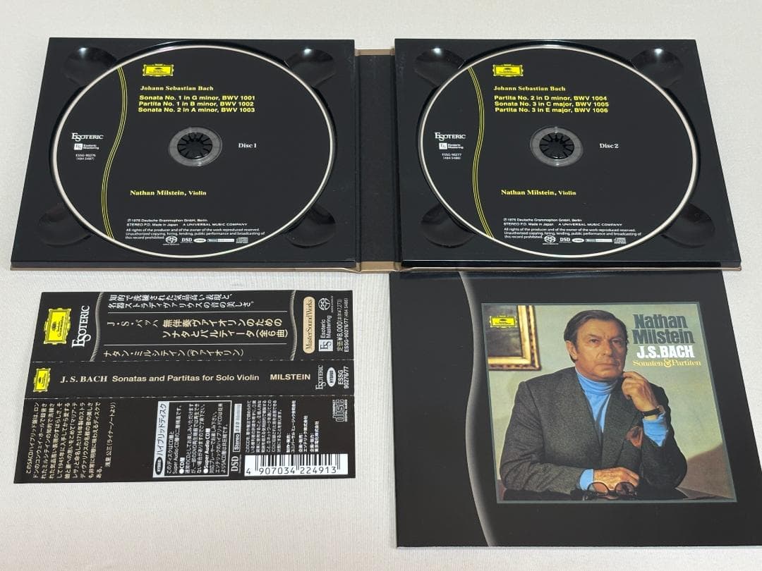 エソテリック　２SACD◇ミルシテイン 　バッハ 無伴奏ヴァイオリン作品集　M