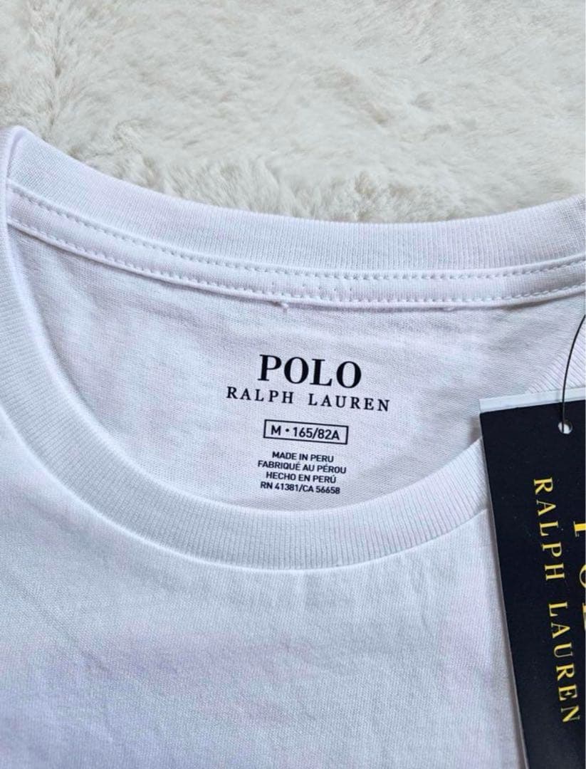 Polo Ralph Lauren 半袖ポロシャツ M ホワイト