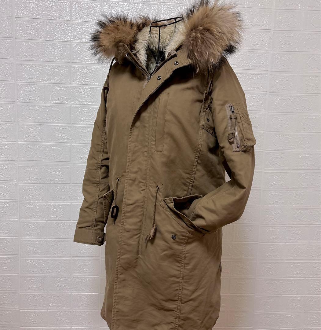 極美品 AMERICAN RAG CIE モッズコート カーキ ライナー付き S