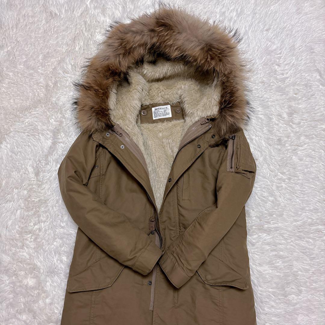 極美品 AMERICAN RAG CIE モッズコート カーキ ライナー付き S