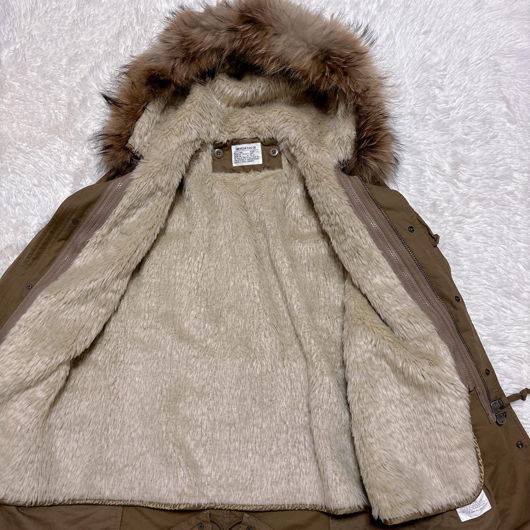 極美品 AMERICAN RAG CIE モッズコート カーキ ライナー付き S
