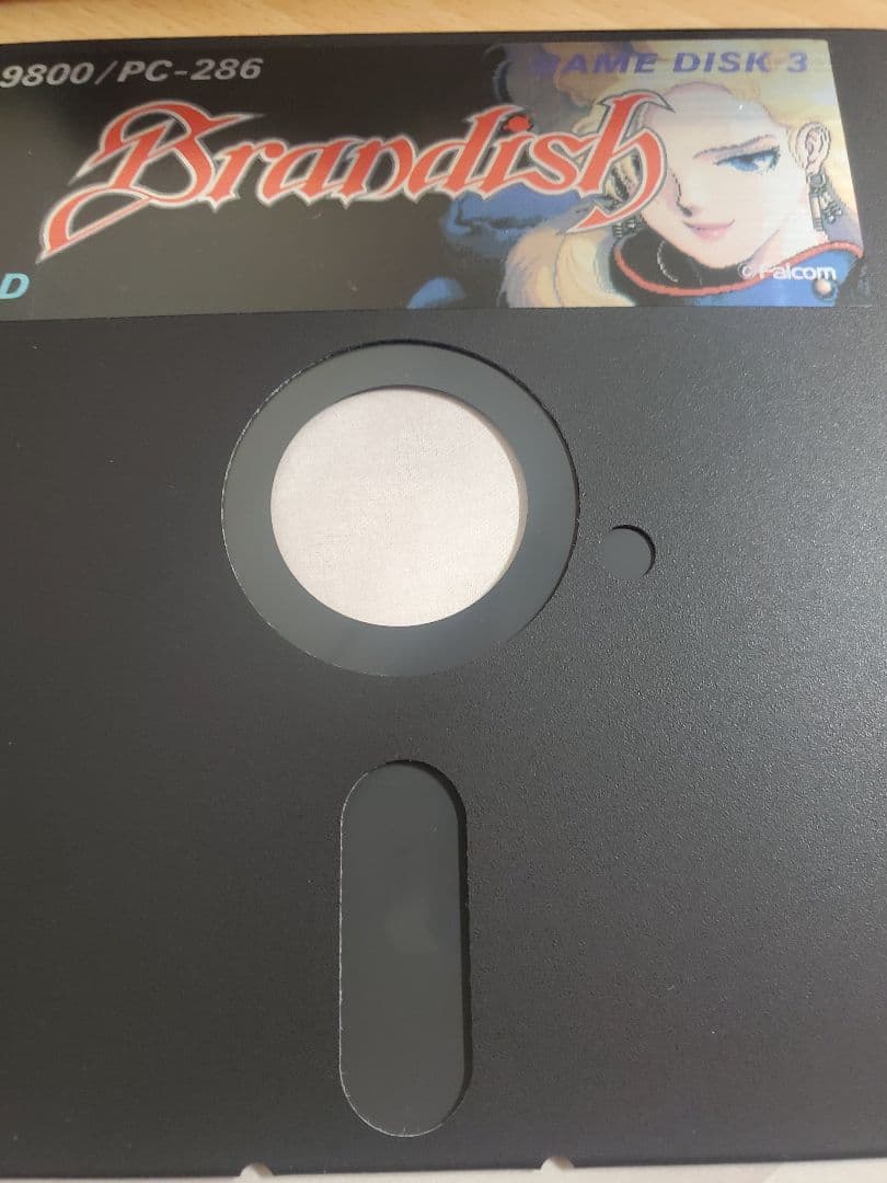 PC-9801 ブランディッシュ 5インチFD 現状品