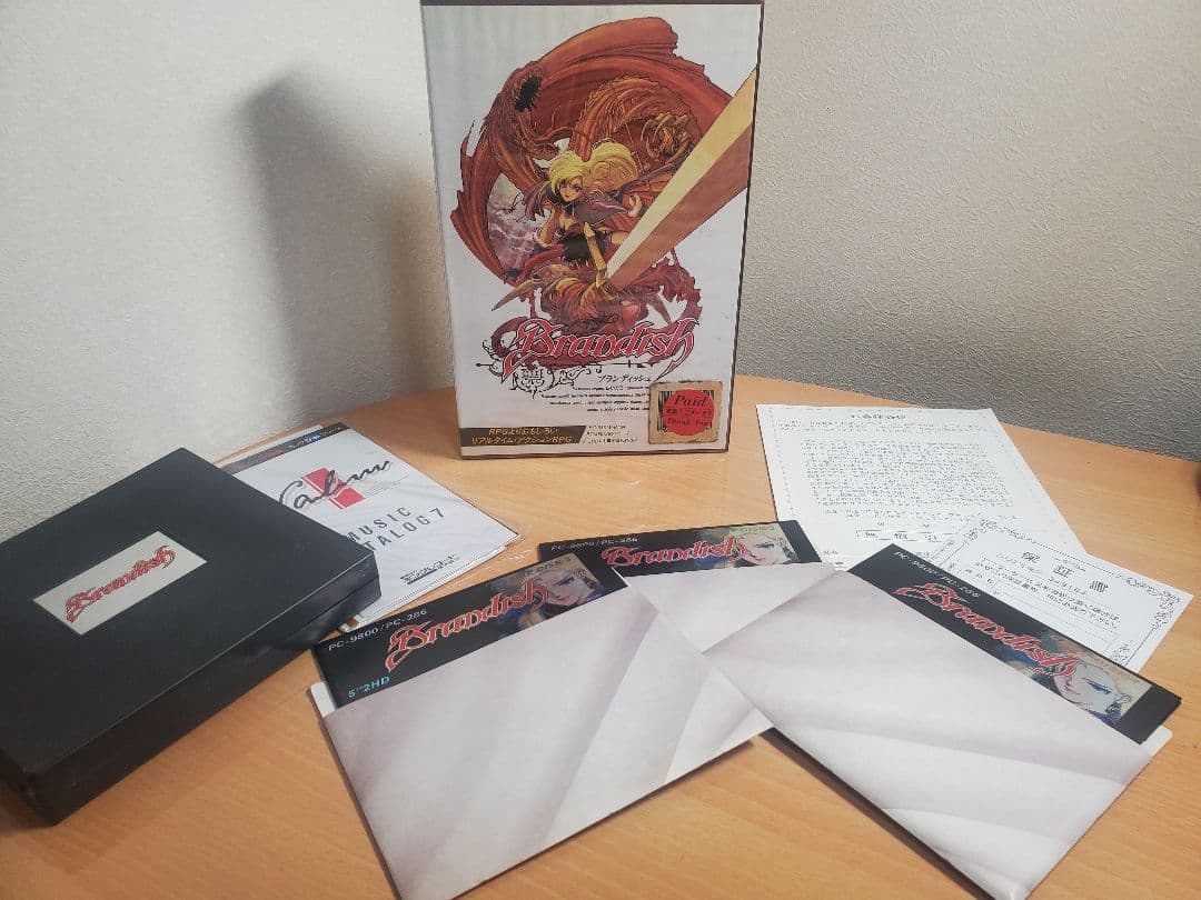 PC-9801 ブランディッシュ 5インチFD 現状品