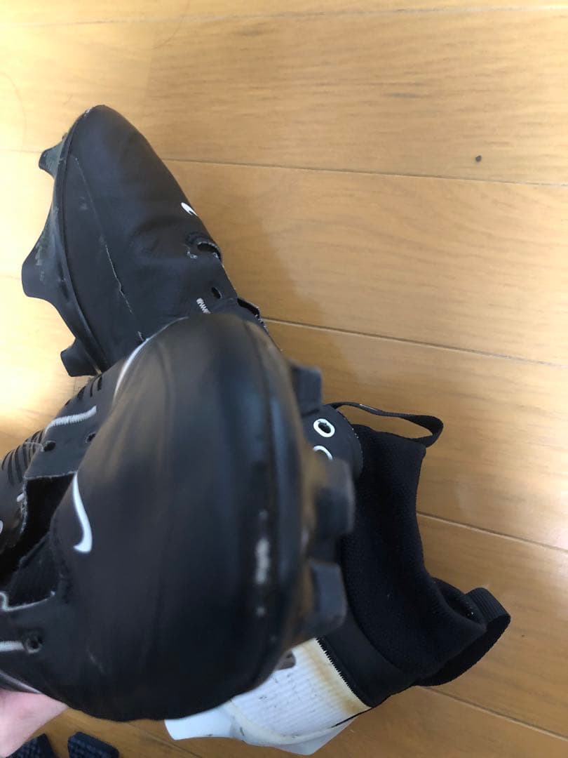 アメリカンフットボール　スパイク NIKE ヴェイパー　27.5 黒