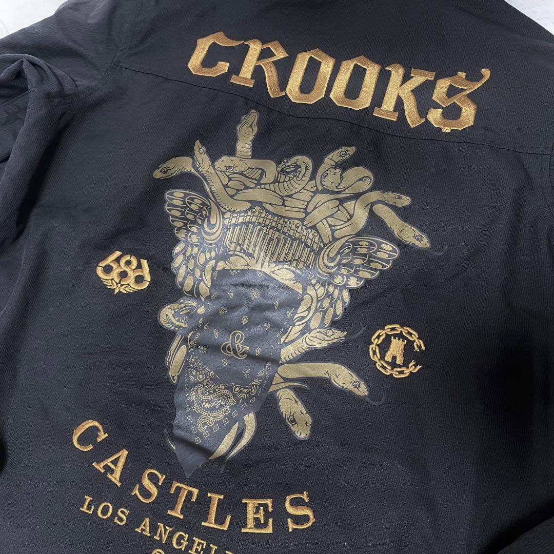 【686╳CROOKS&CASTLES】スノボウェア限定コラボ 黒ブラック（M）