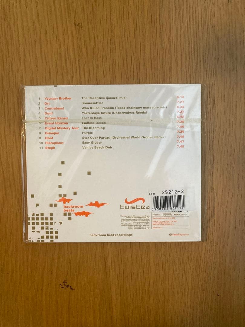 洋楽 Backroom Beats TWISTED RECORDS