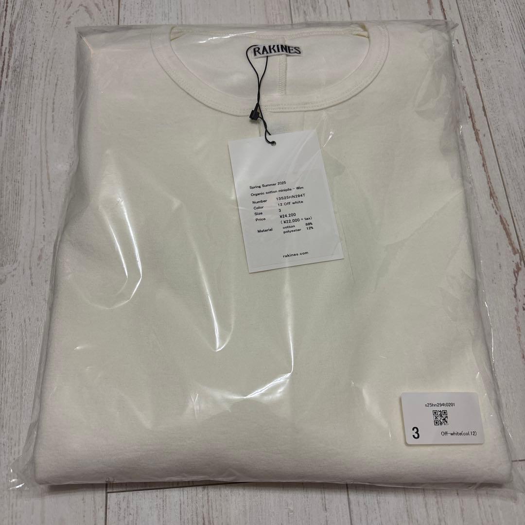 RAKINES 25SS オーガニックコットンミニパイル　シャツ