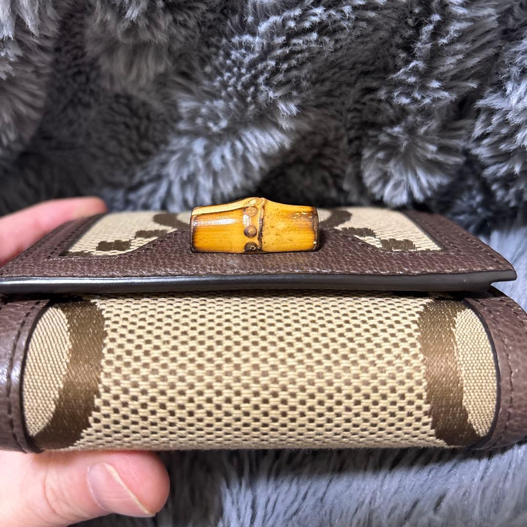 本日限定価格　最安値　ノベルティ付き　Gucci ジャンボGG 折り財布　大容量