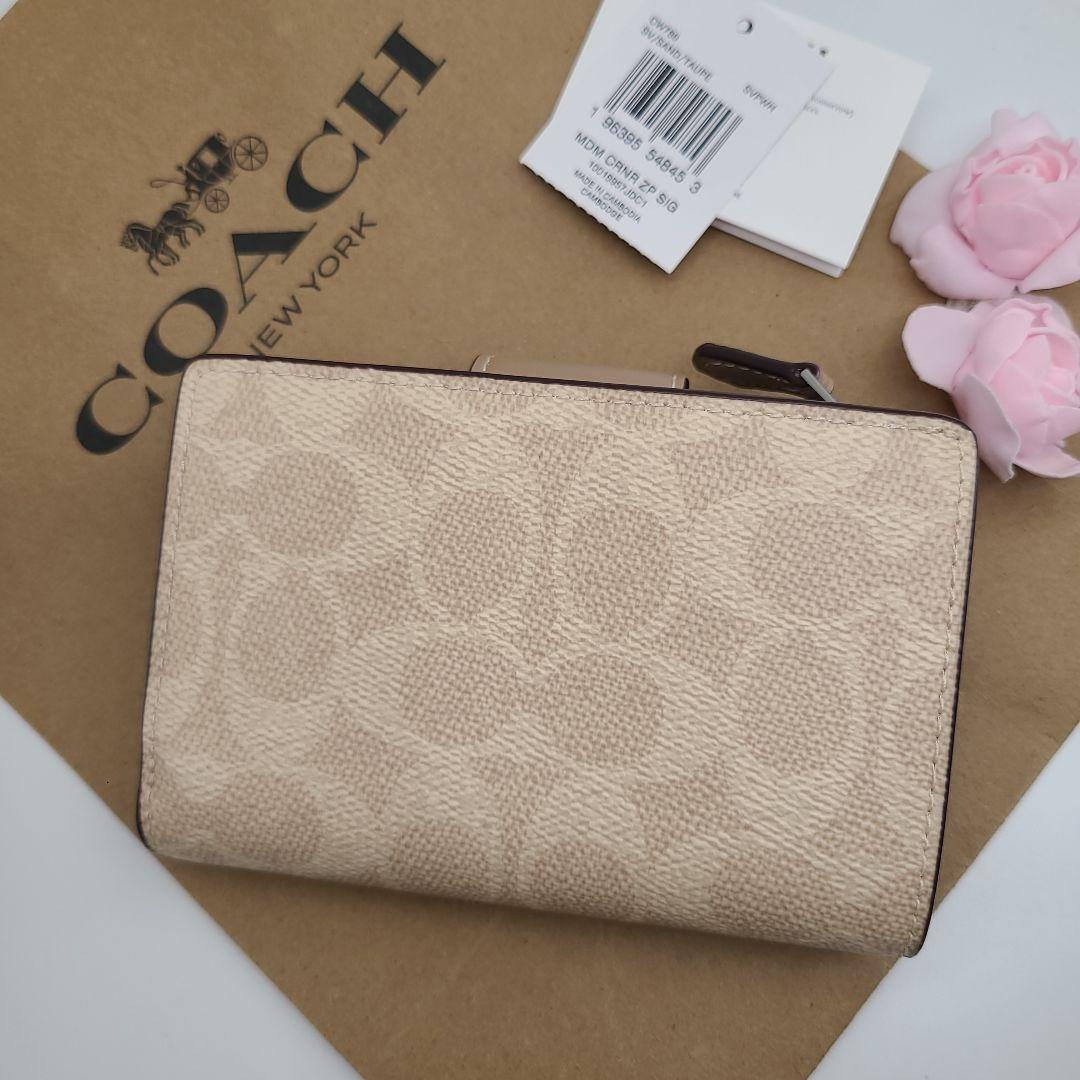 COACH　コーチ　若干訳あり　折り財布　新品　正規品