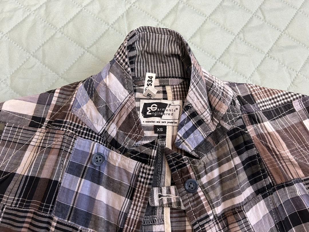 ENGINEERED GARMENTS パッチワーク ジャケット XS