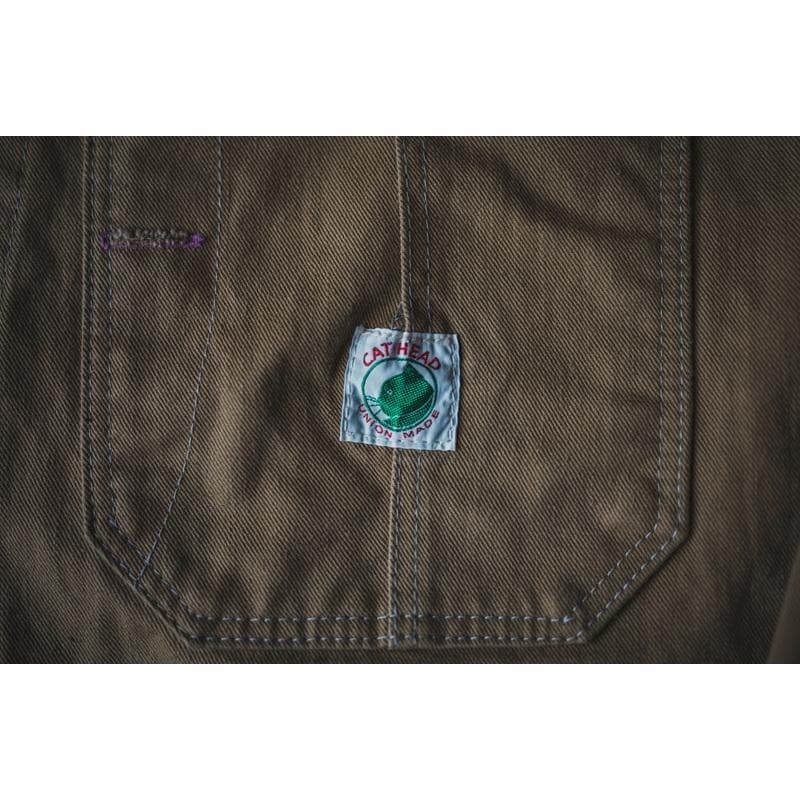 40★TCB jeans Cat Head Jacket Khaki Drill