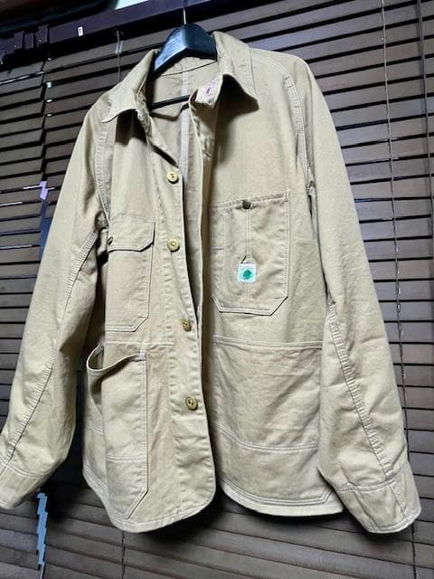 40★TCB jeans Cat Head Jacket Khaki Drill